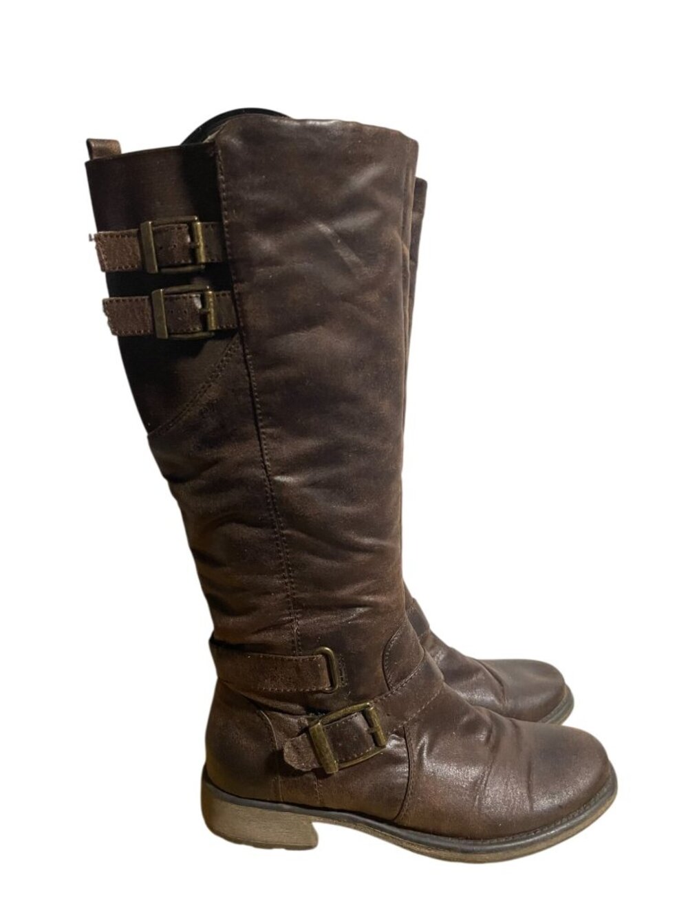 Baretraps Seville Boots Womens Size 7.5 M Brown Equestrian Boho Earthcore Fall